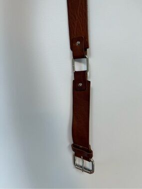 Barneys New York Italian Leather Belt Medium